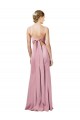 Cheapest Sleeveless Stretch Crepe Sheath Long Square Neck Evening Dresses UK