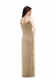 Cheapest Sleeveless Stretch Velvet Sheath Long One Shoulder Maxi Evening Dress UK