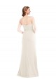 Cheapest Sleeveless Stretch Crepe Trumpet Long Strapless Semi Formal Evening Dress UK