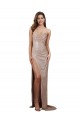 Cheapest Sleeveless Sequin Mermaid Long Scoop Neck Sexy Evening Dress UK