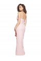 Cheapest Sleeveless Stretch Crepe Sheath Long Strapless Evening Dress UK