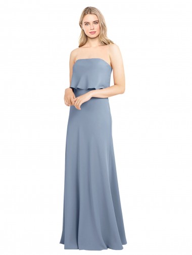 Cheapest Sleeveless Stretch Crepe Sheath Long High Neck Formal Evening Gown UK