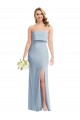 Cheapest Sleeveless Stretch Crepe Trumpet Long Strapless Evening Gown UK