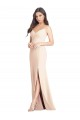 Cheapest Sleeveless Stretch Crepe Trumpet Long Sweetheart Semi Formal Evening Dress UK